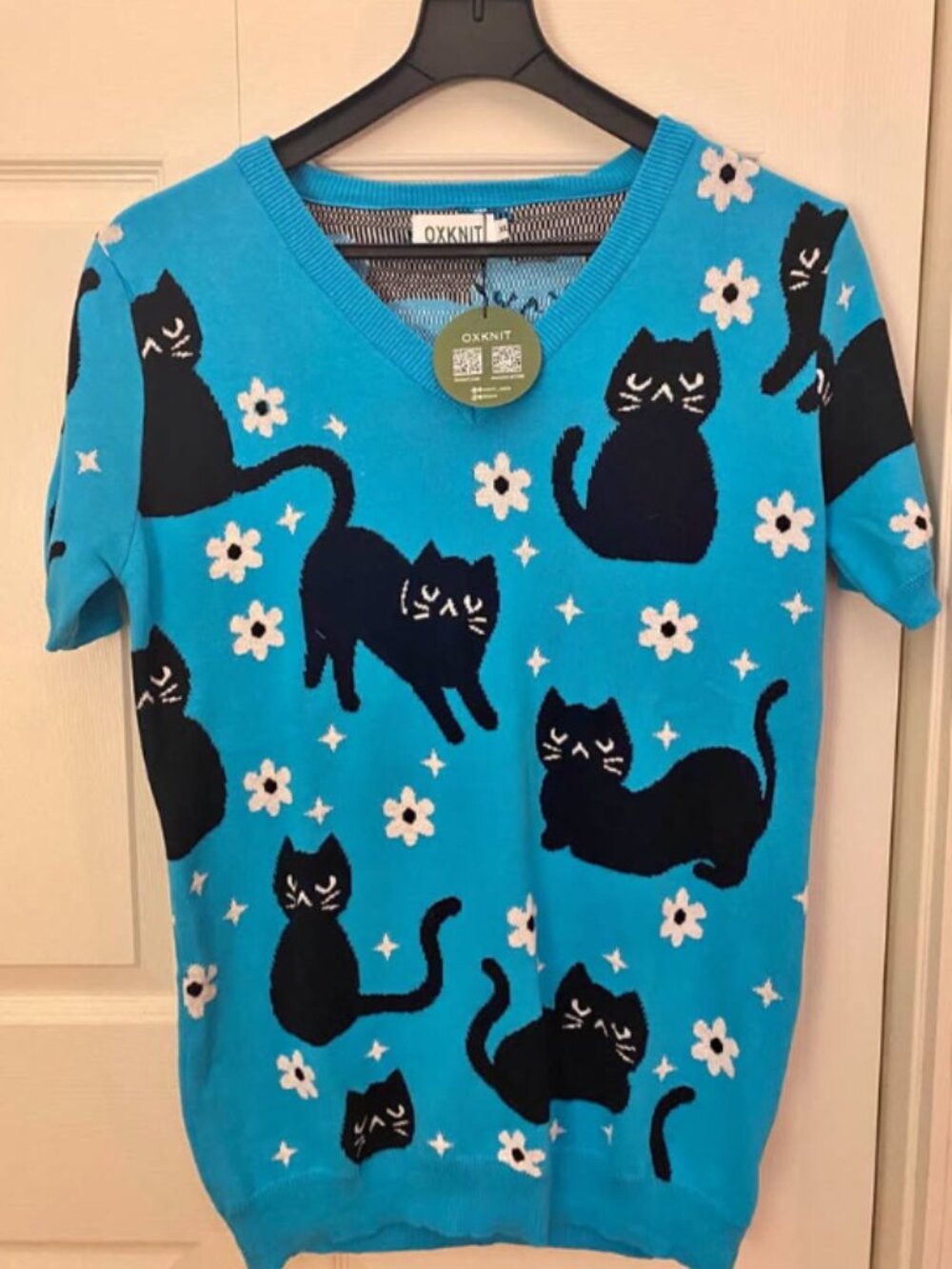 Oxknit knitwear cat animal sweater
